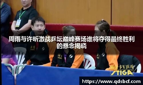 周雨与许昕激战乒坛巅峰赛场谁将夺得最终胜利的悬念揭晓